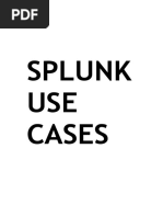 Splunk Use Case.