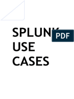 Splunk Use Case.