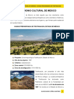 Patrimonio Cultural de Mexico Ciudad Prehispanica Teotihuacan