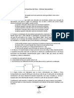 Lista de Exercícios Leis Newton