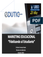2010 Slides Marketing - Educacional - Fidelizando Al Estudiante Cristian Gaete