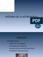 Historia de La Astronomia