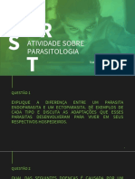 Atividade Parasitologia