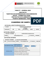 Cuaderno de Campo de La Fencyt 22