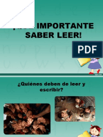 Qué Importante Saber Leer!