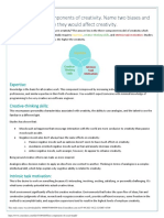 Three Components of Creativity PDF