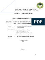 Monografia Política Nacional Multisectorial de Salud Al 2030