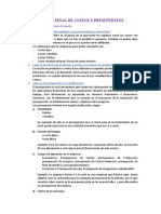 Examen Final de Costos y Presupuestos - Alvarez Antón Flavia