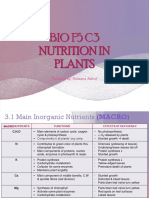 Bio F5 C3 Nutrition in Plants: Prepared By: Ruksana Ashruf