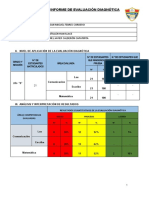 Informe Evaluacion Diagnostica X Seccion - Primaria 2