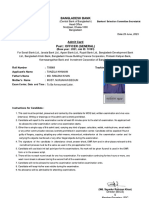 Generate Admit 10181 PDF
