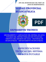 Esp - Tecnicas - Sistema de Agua Potable