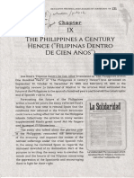 Chapter 9 - Life and Works of Rizal - Philippines As A Century Hence (Filipinas Dentro de Cien Años)