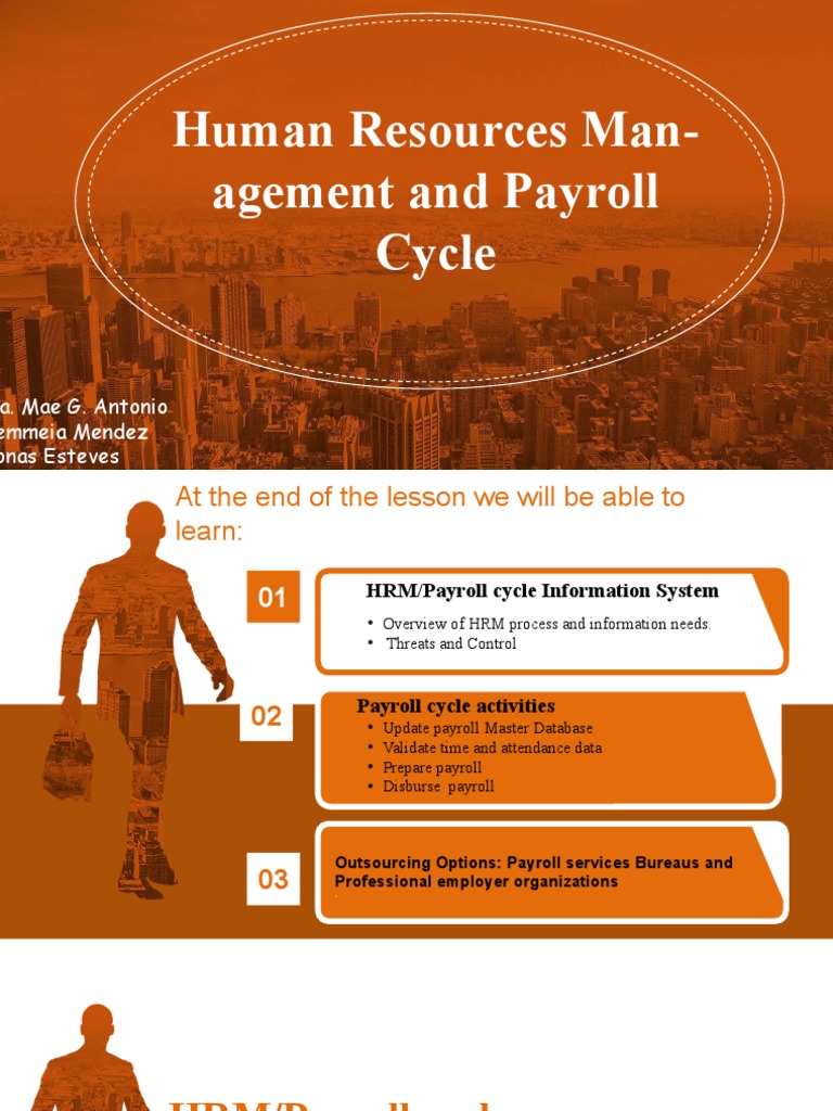 Human Resources Management And Payroll Cycle Report1 Pdf