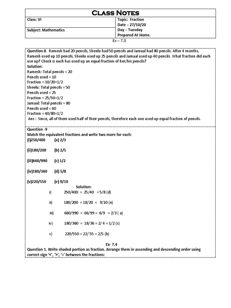 6 Maths | PDF