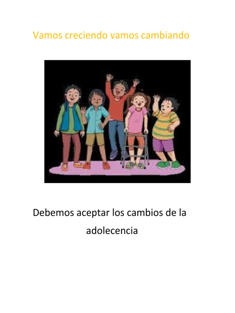 Vamos Creciendo Vamos Cambiando | PDF | Estilo de vida | Relaciones ...