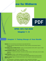 Hpex 357 Midterm Review