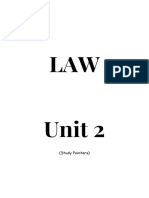 CAPE Law Unit 2 Study Pointer 