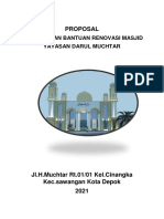 Proposal Masjid Darul Muchtar 2021