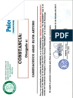 Certificado de Asistencia PSI-3.