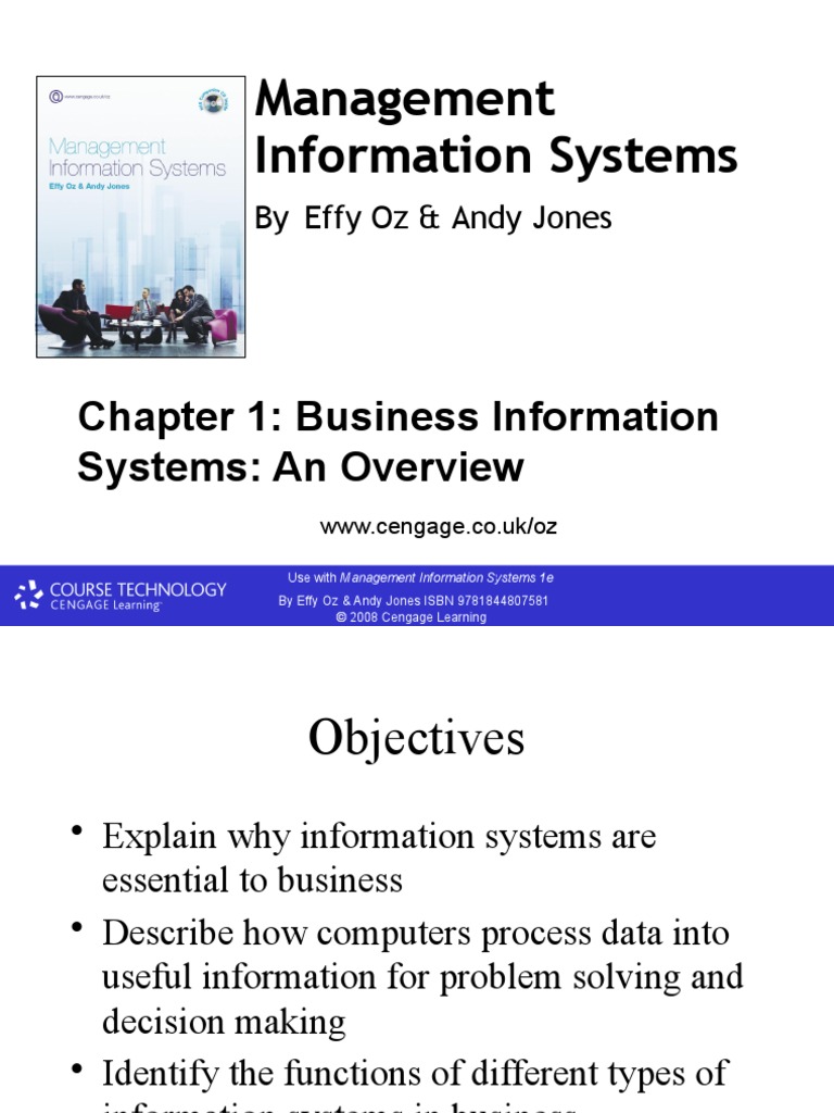 Chapter 1 Business Information Systems PDF