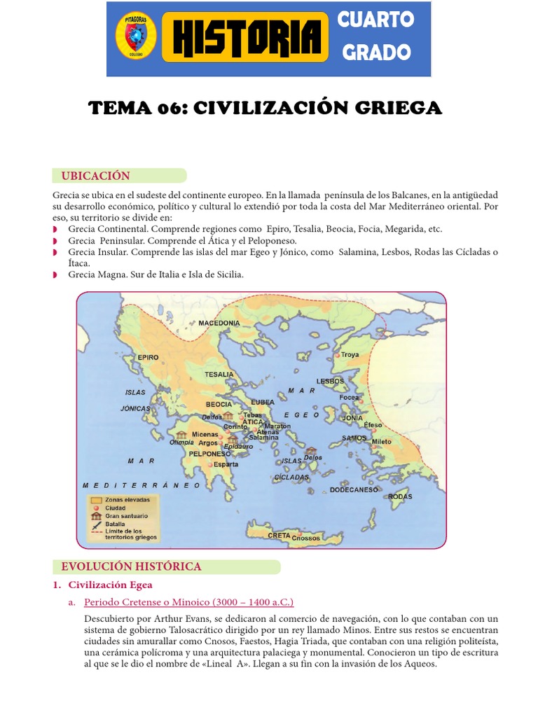 Historia de la Civilización Griega | PDF | Esparta | Antigua Grecia
