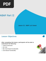 ClassBook-Lessons-ABAP Part II Lesson2 - ALV