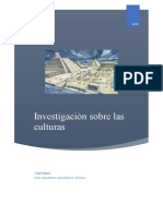 Investigación Sobre Las Culturas