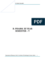Syllabus B. Pharm III Year 2020-21
