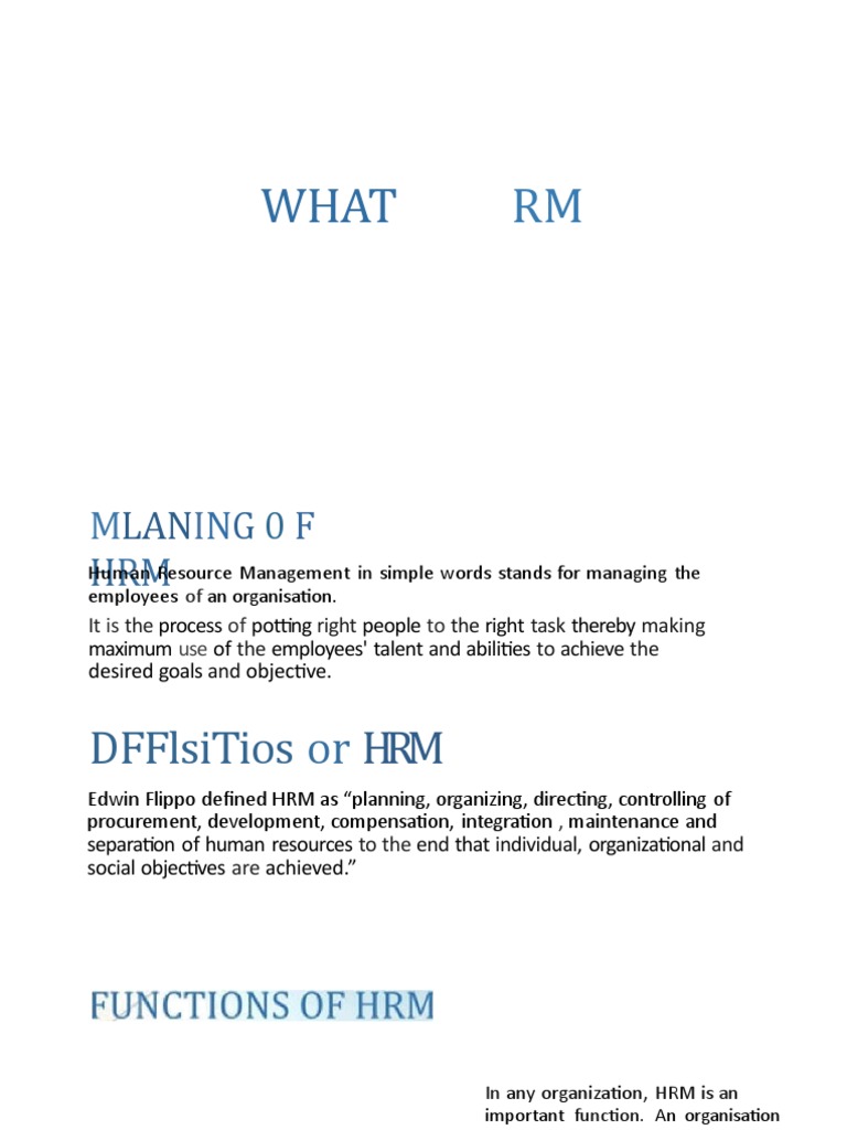 51611f401e89c26830ca98618c781d6a | PDF | Human Resource Management ...