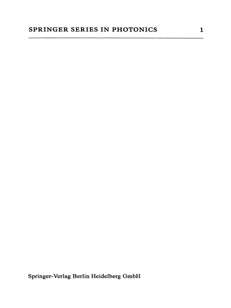 Advanced Optoelectronic Devices PDF