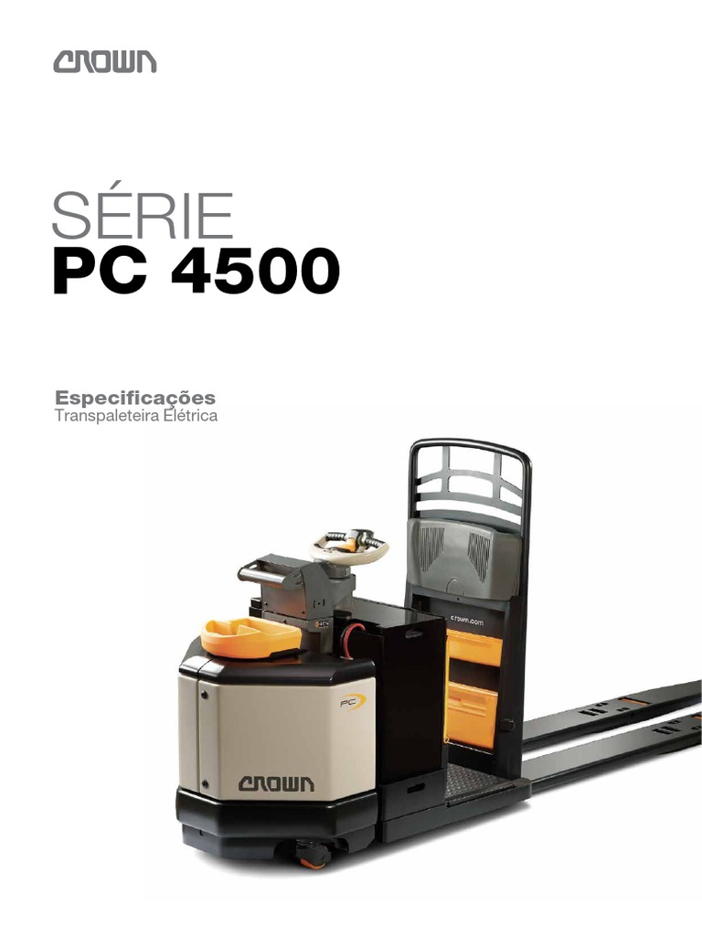 Crown PC4500 Especificações | PDF