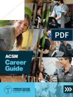 Acsm Career Guide 2022