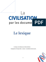 Le Lexique La Civilisation Par Les Documnets