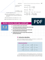 Identities: Cofunction, Double-Angle, and Half-Angle: 95. M 96. 97. Line Contains The Points 101