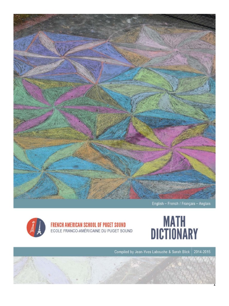French English Math Dictionary August 2015 | PDF