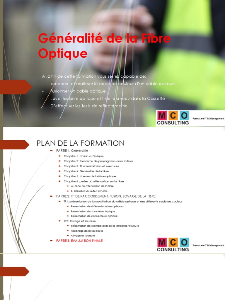 Généralité de La Fibre Optique | PDF | Fibre optique | Indice de réfraction