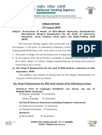 Public Notice Visva-Bharati Recruitment - Result