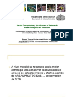 Vacios Conceptuales y Jurídicos en El Sistema de Areas Protegidas en Venezuela, Por El Abog y Lic. Edgar Yerena