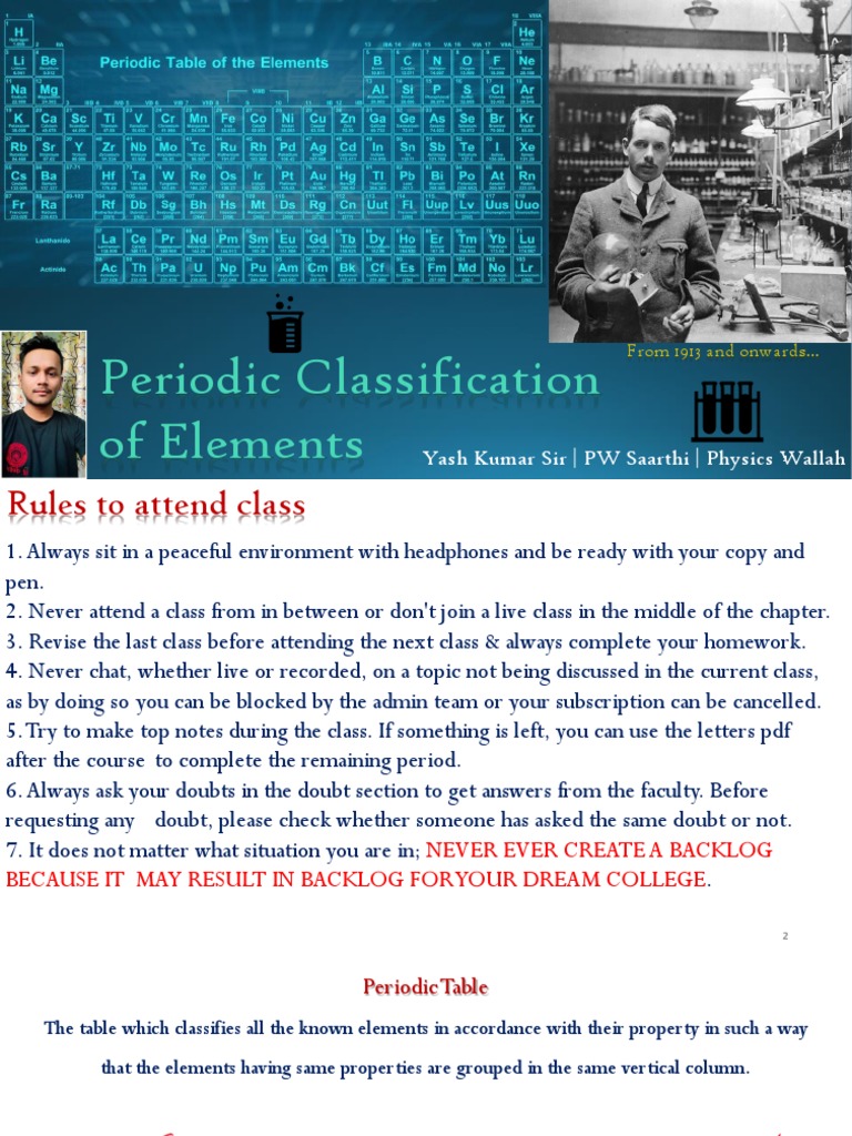 Chemistry Students' Guide | PDF | Periodic Table | Chemical Elements