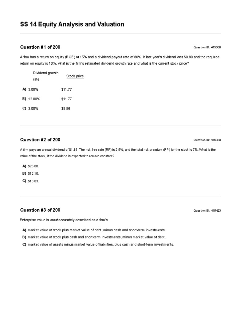 SS 14 | PDF | Career & Growth | Business