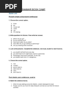 Sentence Completion Exercises | PDF