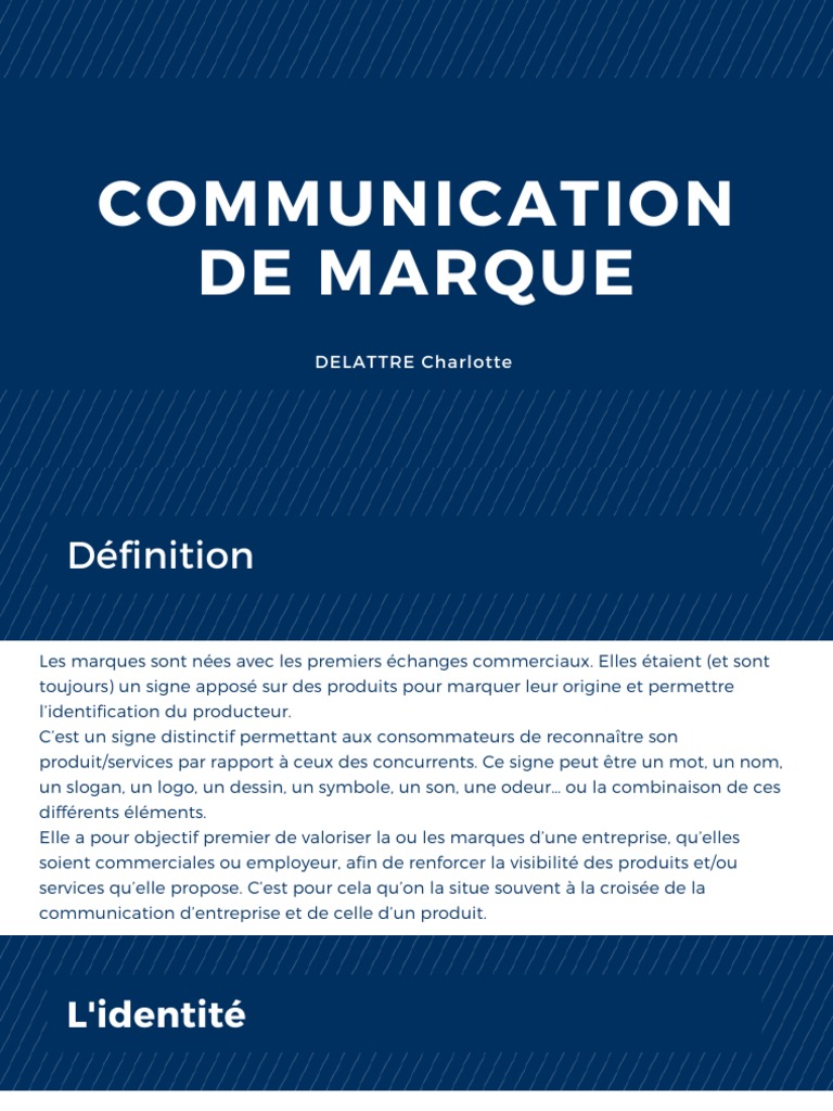 Stratégies de Communication de Marque | PDF