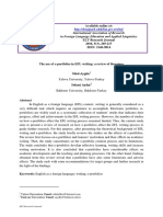 The Use of E-Portfolios in EFL Writing - A Review of Literature (#304671) - 292061