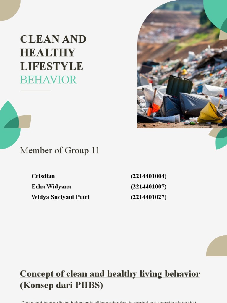 Clean and Healthy Living Behavior Guide | PDF | Health Care | Public Health