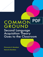 Florencia G. Henshaw, Maris D. Hawkins - Common Ground - Second Language Acquisition Theory Goes To The Classroom-Focus (2022)