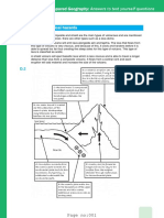 IB Diploma Geography Option D Geophysical Hazards Test-yourself-Answers