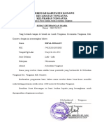 Surat Keterangan Usaha TONGAUNA