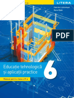 Educație Tehnologică Și Aplicații Practice: Manual Pentru Clasa A VI-a