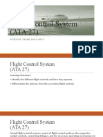 Flight Control System (ATA 27) : SCHOOL YEAR 2023-2024